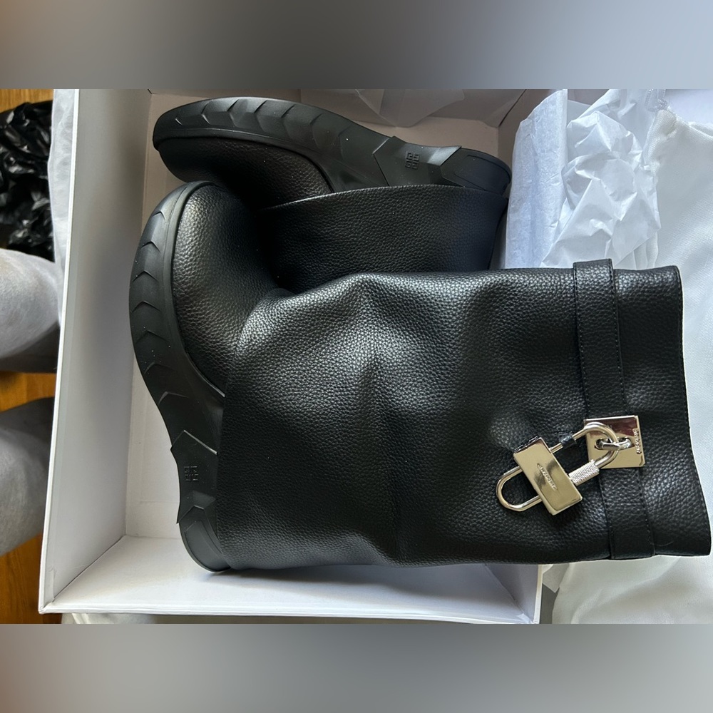 Givenchy biker shark boots
